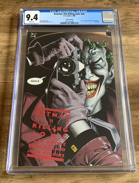 Batman The Killing Joke (1988) CGC 9.4 WP 9th Printing Red Logo LOWEST PRINT RUN