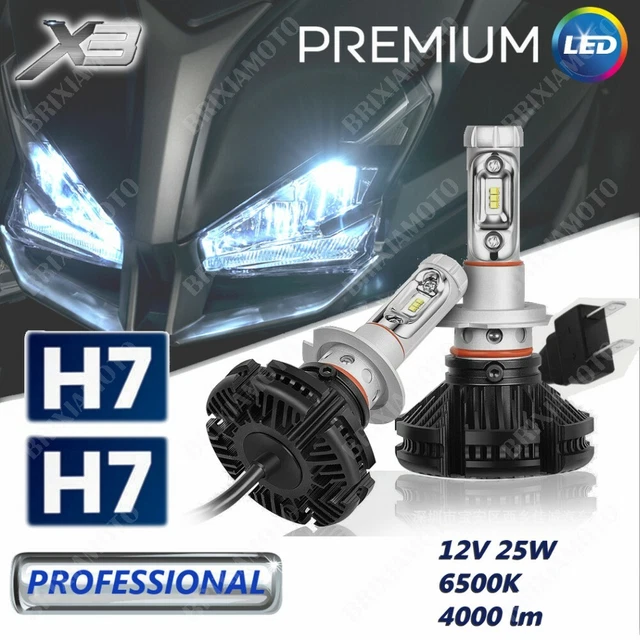 Lampadine LED Nakamichi H7 - 30000 Lumen, 170W, Bianco Freddo 4300K Per Auto - Foto 3