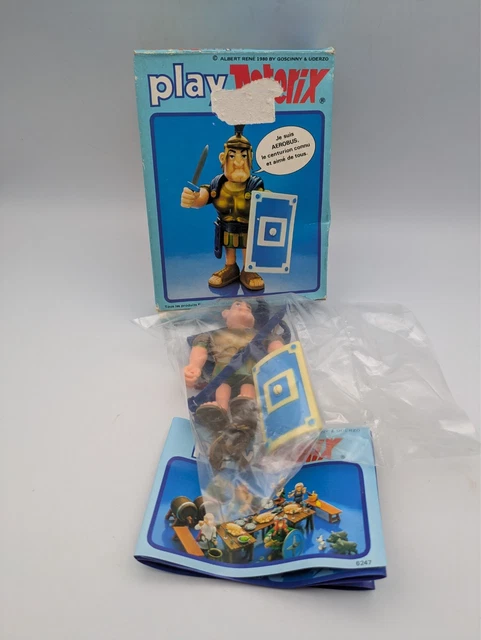 figurine ASTERIX ABRARACOURCIX le chef combat des figure gaulois