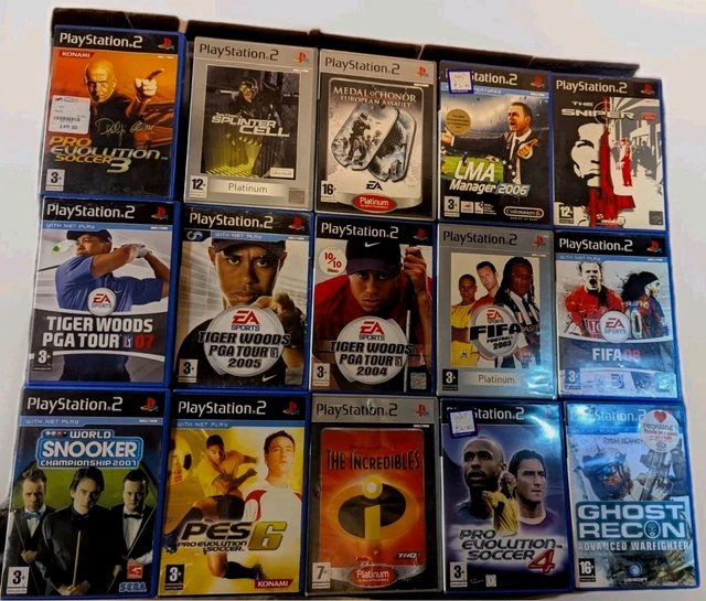 Lot De Jeux PS2 – Sports Games Bundle – Jeux Vidéo Sports – Très Bon État