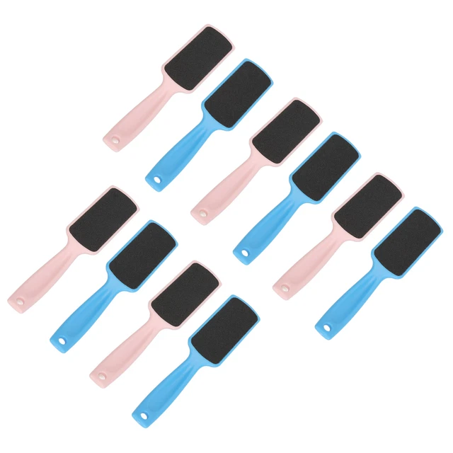 10pcs Pedicure Foot File Professional Double Sided Scrub Removes Dead Skin F Esp