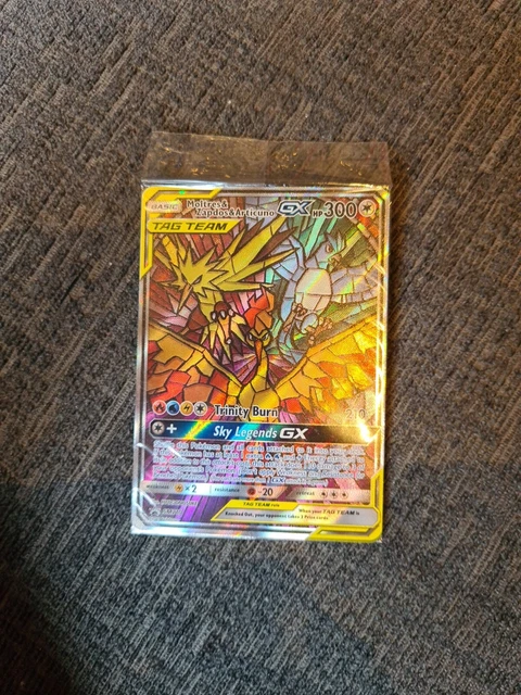 CGC 10 Moltres & Zapdos & Articuno GX SM210 – Hidden Fates ETB Promo – Pokémon TCG