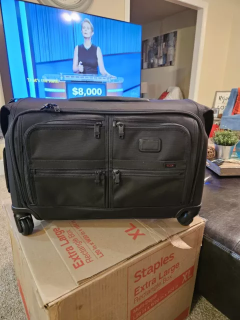 Tumi Alpha 2 Carry-On  4-Wheeled Garmet Bag