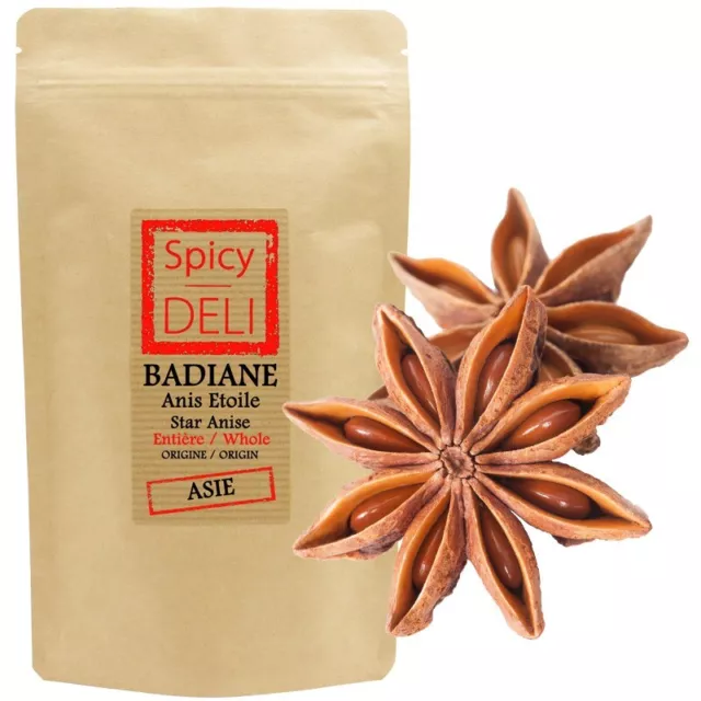 Badiane Entière / Anis Etoile 100gr "sachet refermable"