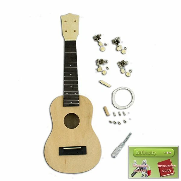 Petit Prix Ukulele en kit - Soprano, Tilleul