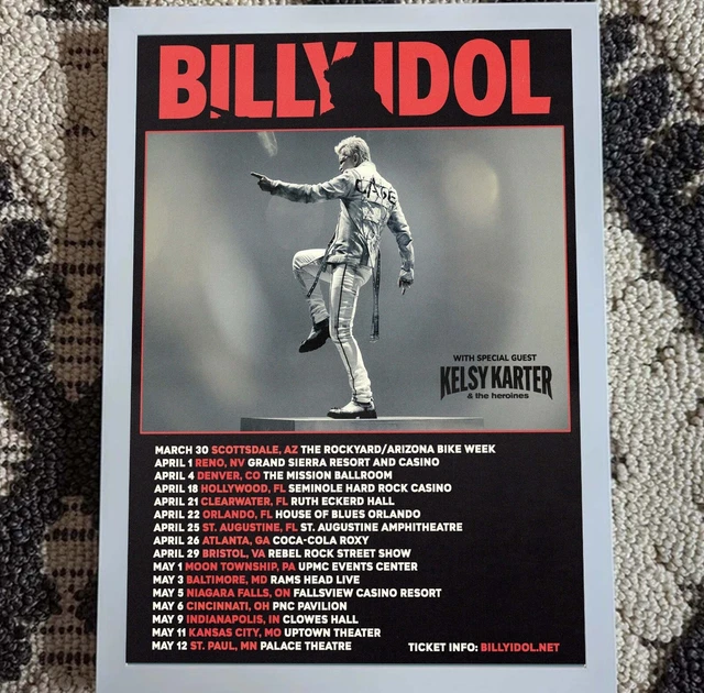 Billy Idol Tour 2023 Tickets, where to buy, dates, venues and more Billy Idol Tour 2023 Tickets, where to buy, dates, venues and more