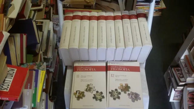 N. ABBAGNANO, STORIA DELLA FILOSOFIA, 12 VOLL, EDICOLA, COMPLETA, 2mr23