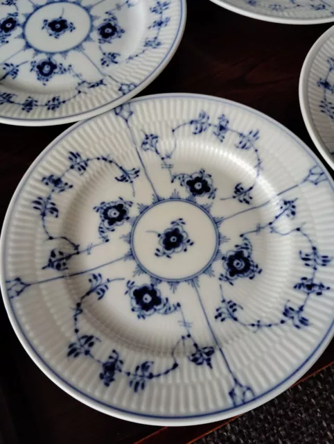 Royal Copenhagen Blue Fluted  Soup bowl plate plain 2