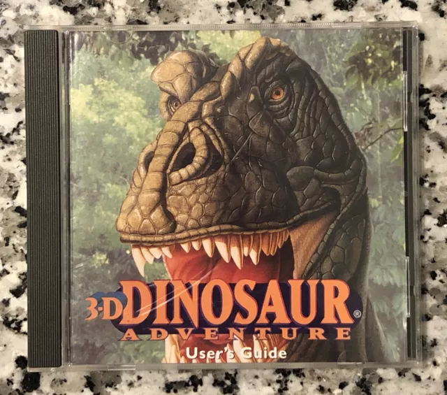 VINTAGE PC GAME/SOFTWARE~ Dinosaur Adventure 3-D Ages 4-8 Years