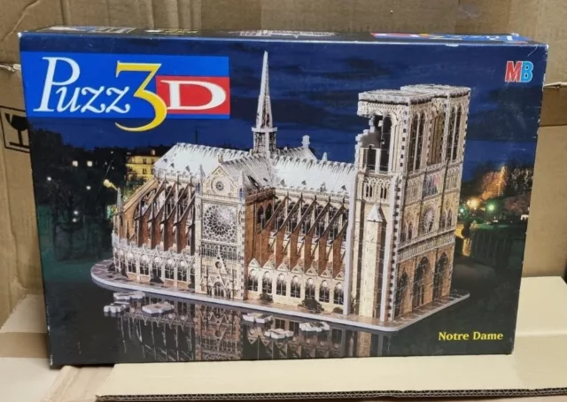 Notre Dame Puzz 3D Puzzle MB Spiele 952 Teile Puzzel