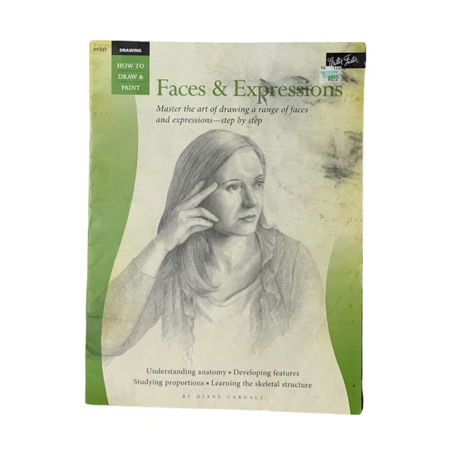 How to draw and paint faces and expressions how to art guide book 3 