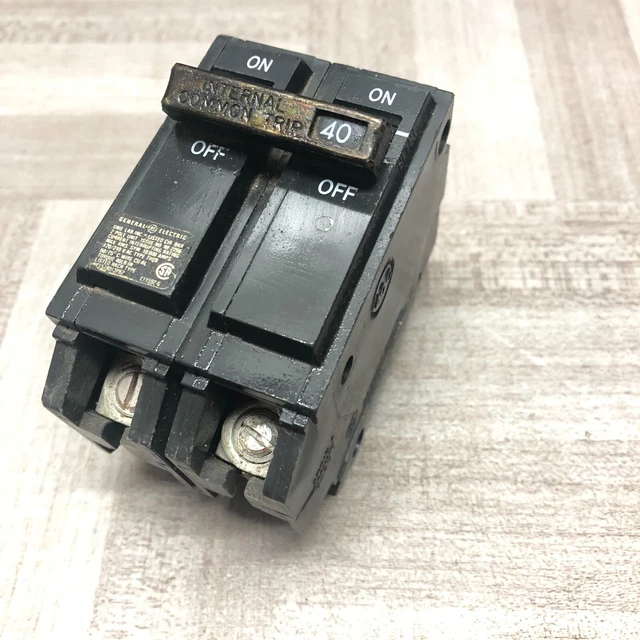 GE THQB240 CIRCUIT Breaker 2 pole 40 amp 19.50 PicClick