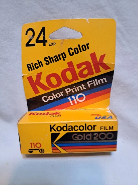 1 rollo sellado Kodak Kodacolor oro 200 110 24 exp película a color caducada 1992