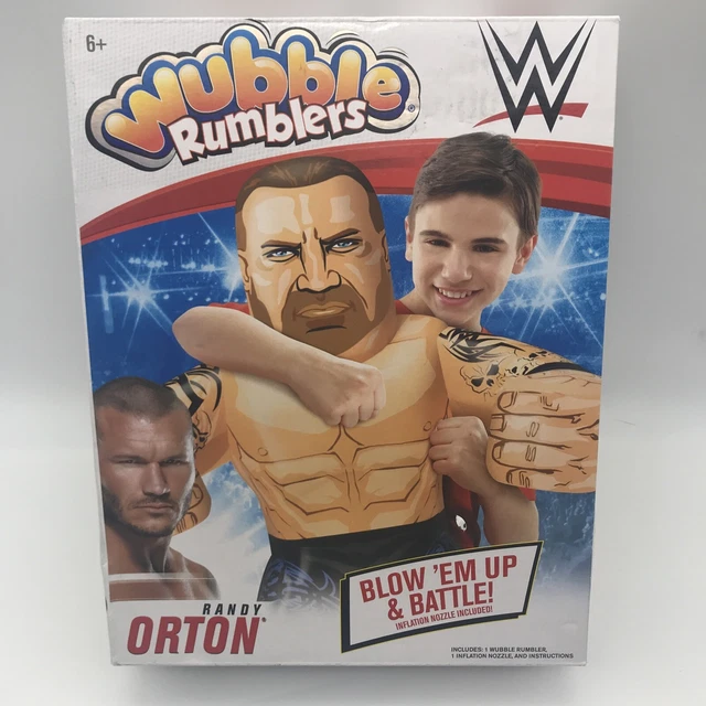 WUBBLE RUMBLERS WWE Randy Orton Wrestling Inflatable Figure Blow 'Em Up
