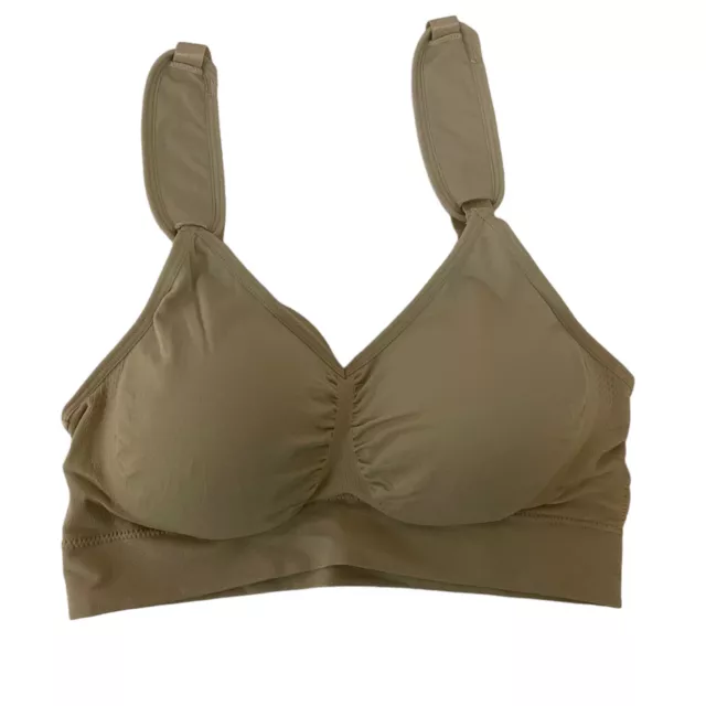 Miracle Bamboo Comfort Bra - White- Large (Bust 37-40) 