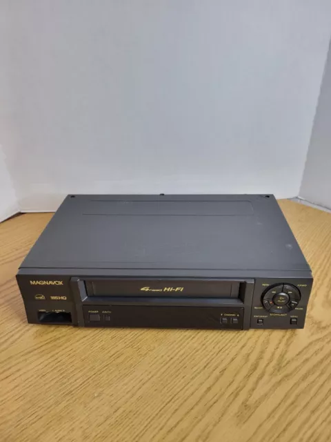 Philips Magnavox Video Cassette Recorder VR602BMG21 Hi-Fi 4-Head VCR Tested