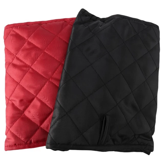 2 rebanadas cubierta antipolvo para tostadora cubierta para fabricante de pan bolsa a prueba de polvo roja y negra (2 SY3Q8