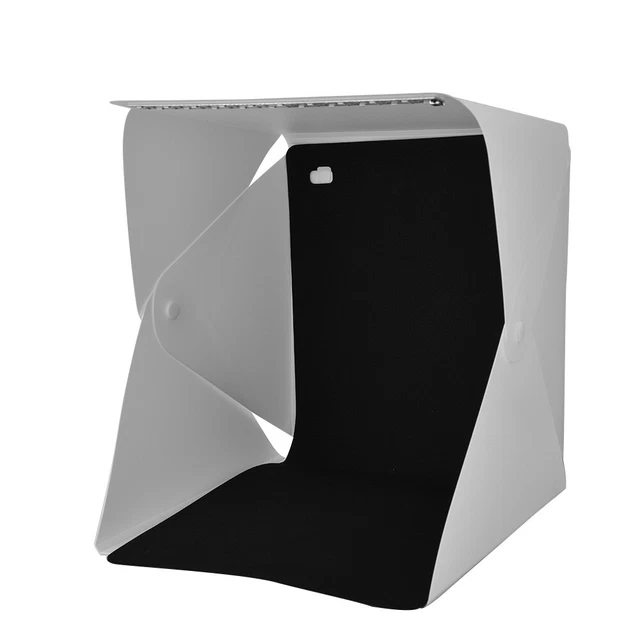 Kit portátil plegable mini estudio de fotografía caja de luz tienda de campaña con 4 colores Reino Unido