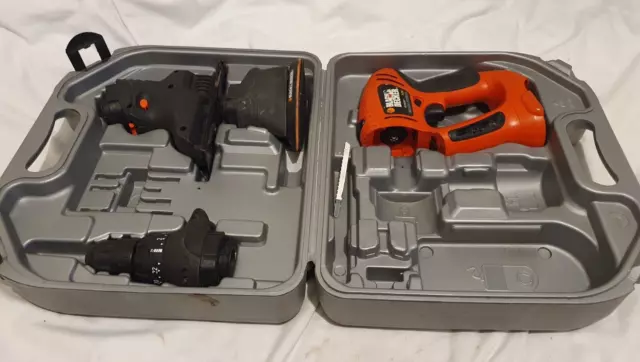 BLACK DECKER KC2000F Quattro 12V Drill Jigsaw Sander No Battery no charger 25.00 PicClick UK