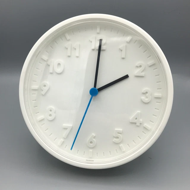 IKEA WALL CLOCK Stomma by Gustav Carlberg Minimalistic White Round