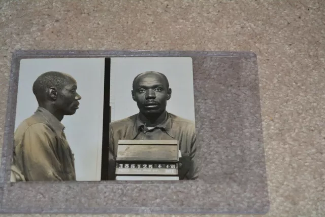 Mugshot African American Mug Shot Philadelphia Pen Prison Black American Crime