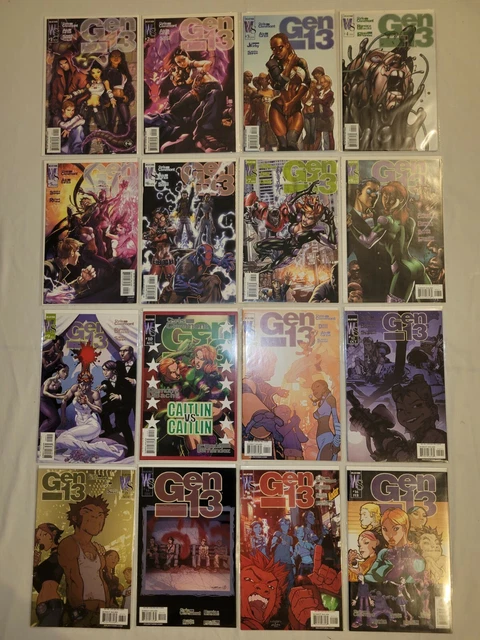 Image Comics Lot: Gen 13  #1-16 (2002) - Claremont Garza Bachs