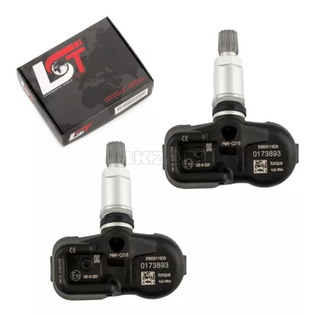 2x Reifendrucksensor RDKS TPMS-Sensor 433 MHz für TOYOTA VENZA V1 VERSO R2 P12