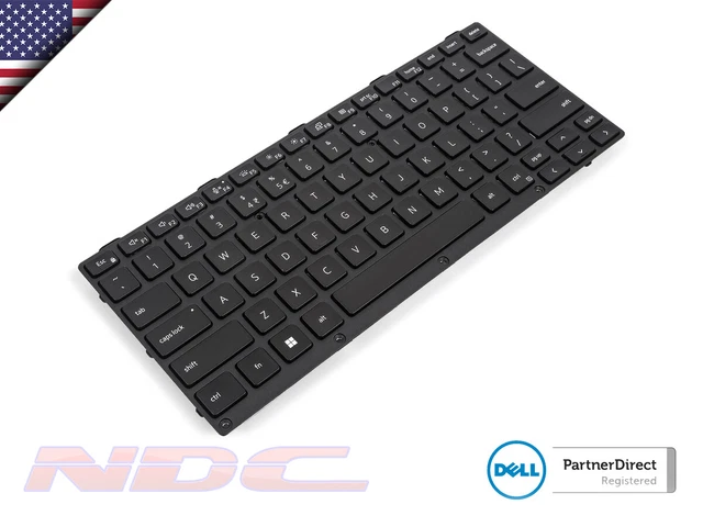 Clavier AZERTY Rétroéclairé Pour Dell Latitude 5404/5414/7204/7404 Rugged - Réf 087HX3
