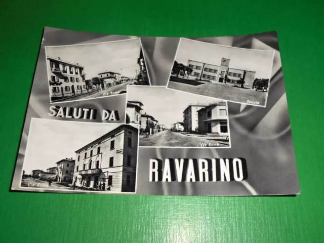 Cartolina Saluti da Ravarino ( Modena ) - Vedute diverse 1961