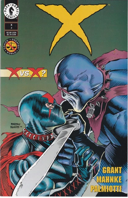 X #2: Dark Horse Comics  (1994)  VF/NM  9.0