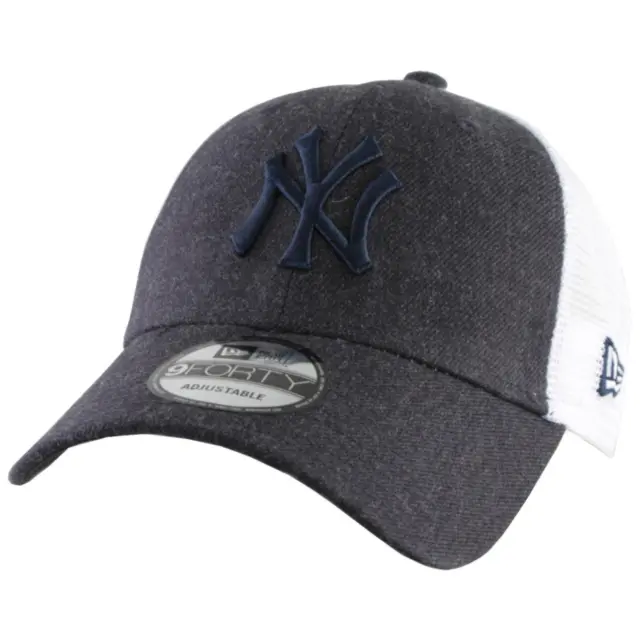 New Era Baseball Cap 9Forty Home Field New York Yankees Weiß Grau Verstellbar