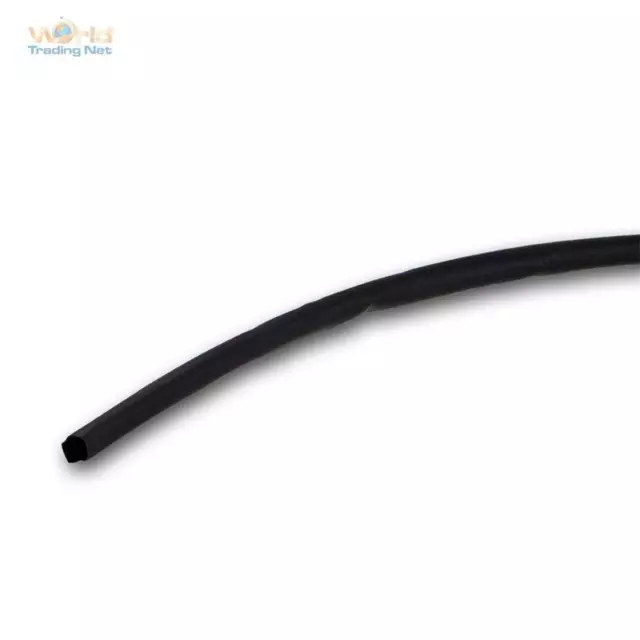 1 Metro Cavo Termoretraibile Nero, 1m Ø 6mm, Tubo Isolante 2:1