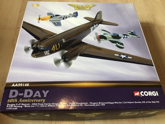Corgi Douglas C-47 Skytrain 101st Airborne D-Day AA30010 - 1/144 - Neuf