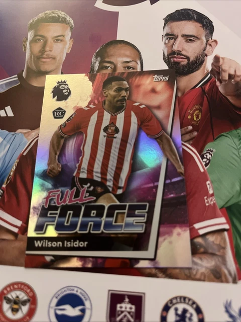 TOPPS PREMIER LEAGUE 2025 2026 Sunderland Full Force Wilson Isidor 0 Topps Premier League 2025 2026 Sunderland Full Force Wilson.webp