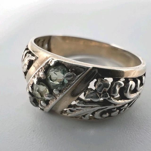 Bague vintage 2791 avec rubis en argent 875 STAR, URSS, pour femme - France