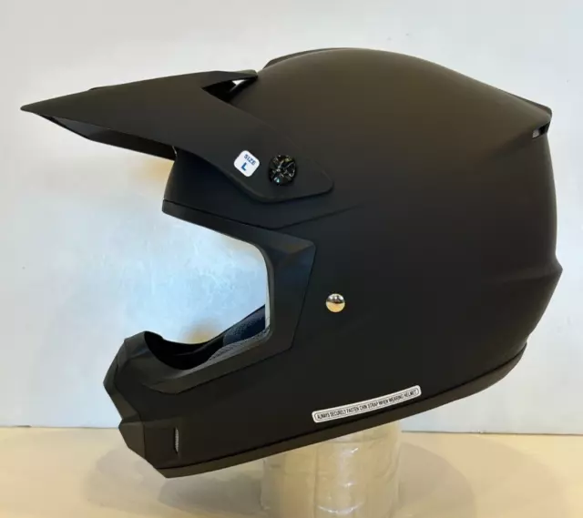 Open Box HJC CS-MX 2 Adult Off Road Dirt Bike MX Helmet Matte Black Medium