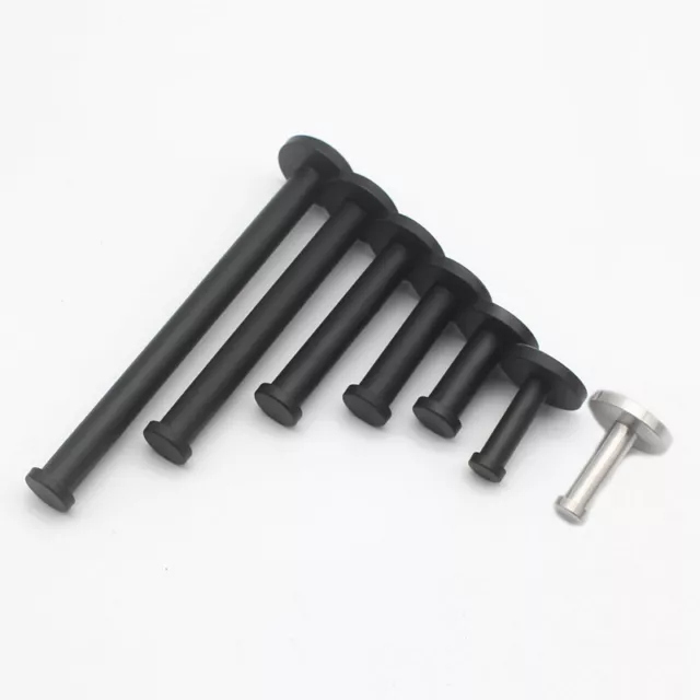 1/5Pcs Wall Coat Hat Clothes Hooks Hanger Bedroom Towel Holder Stainless Steel