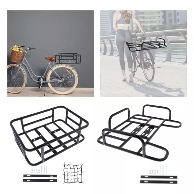 Panier arrière de vélo, porte-bagages, porte-roue arrière de vélo,