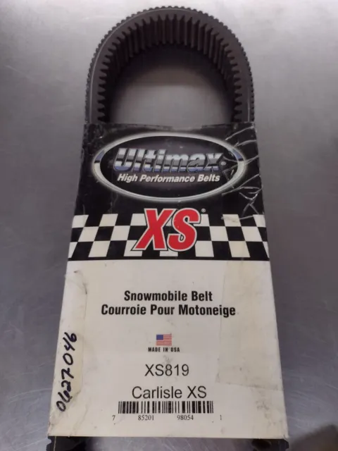 Ultimax XS High Performance Snowmobile Drive Belt, XS819--NOS