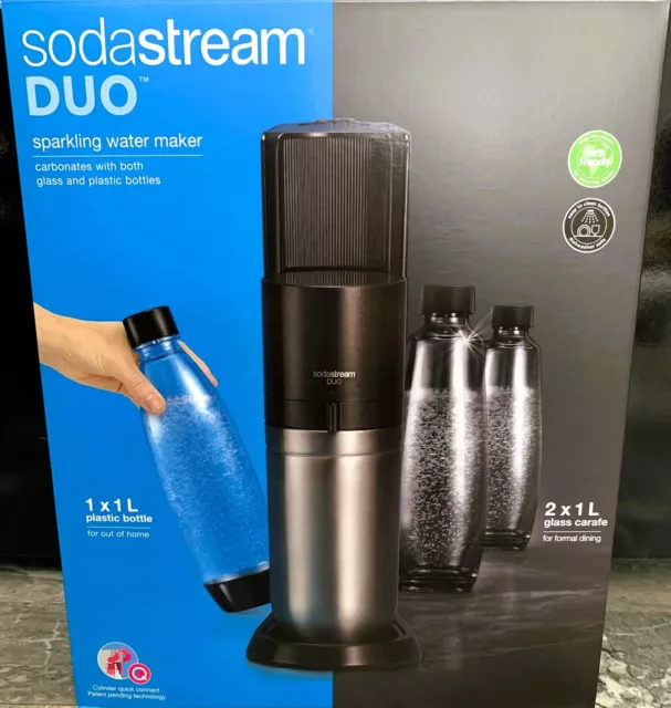 Sodastream DUO appareil à gazéifier l'eau Noir sans cylindre de