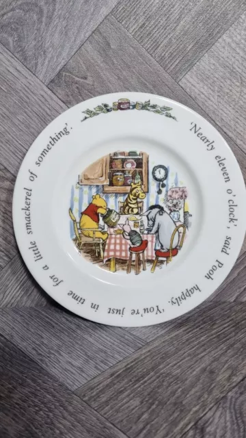 Royal Doulton Collectors Plate - Winnie the Pooh - It's Nearly 11 O'clock