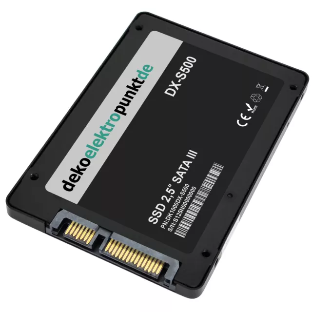 SSD Festplatte passend für ProBook 650 G1 (250GB 500GB 1TB 2TB)