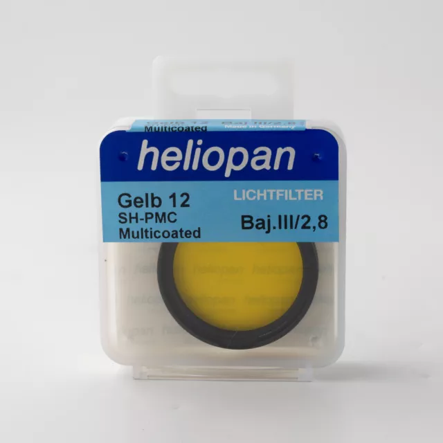 Heliopan filter light dark yellow  SH-PMC for Rolleiflex -  Rollei Bay III