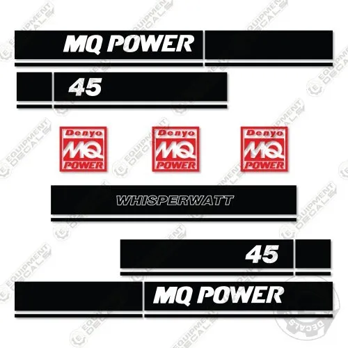 Multiquip Generator WhisperWatt Decals 45  Replacement Sticker Set