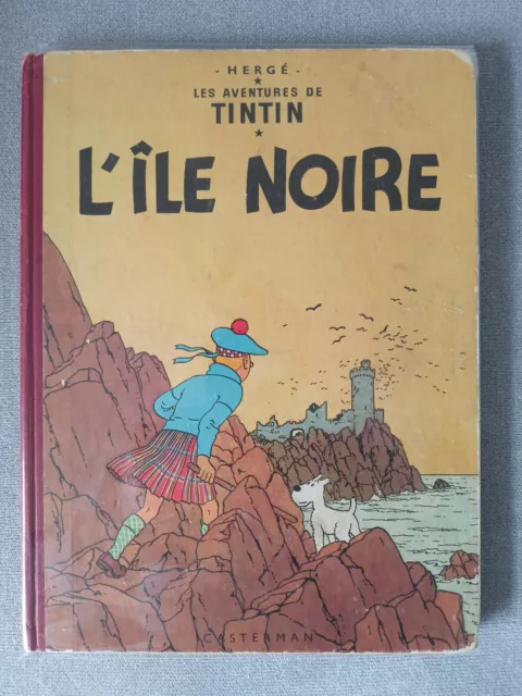 Album tintin - L'Ile noire B11 - Photos conformes !