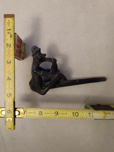 ANTIQUE Andean Carved Volcanic Rock Smoking Pipe 19th Century NonProfit EDU Org