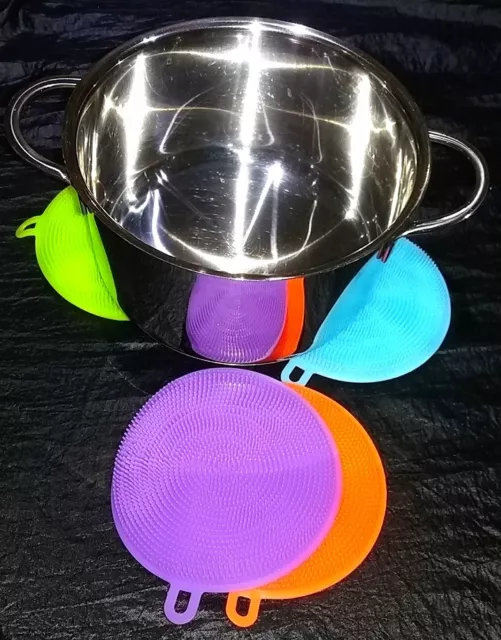 Silicone Spugna Spülschwamm Spugna Sottovaso Spazzola Pelucchi Panni Lavaggio