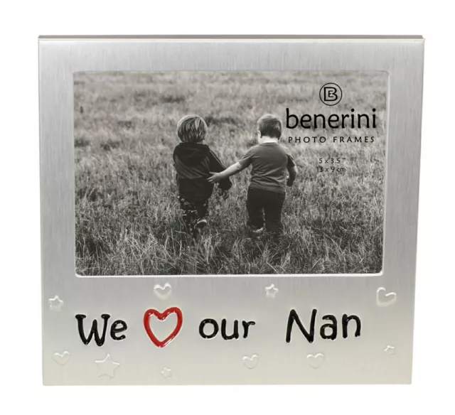 We Love Our Nan Photo Picture Frame Mothers Day Gifts Birthday Christmas Nanny