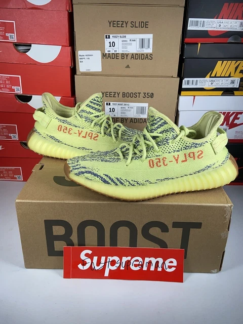 Size 9 - adidas Yeezy Boost 350 V2 Semi Frozen Yellow - Same Day Shipping
