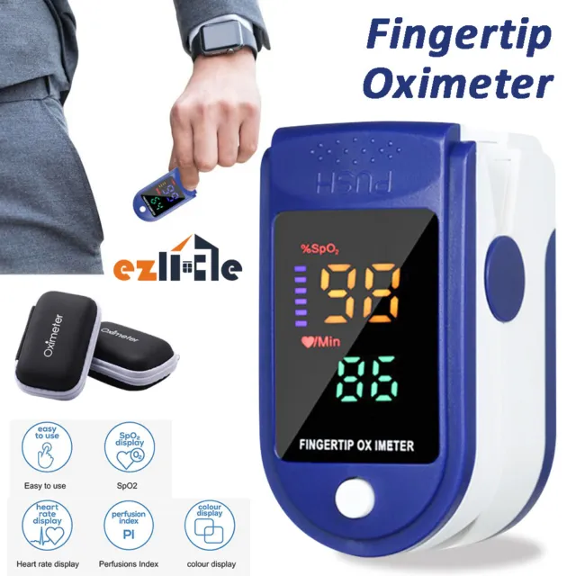 Oxygen Professional Finger Pulse Oximeter Blood Saturation Heart Rate Monitor AU